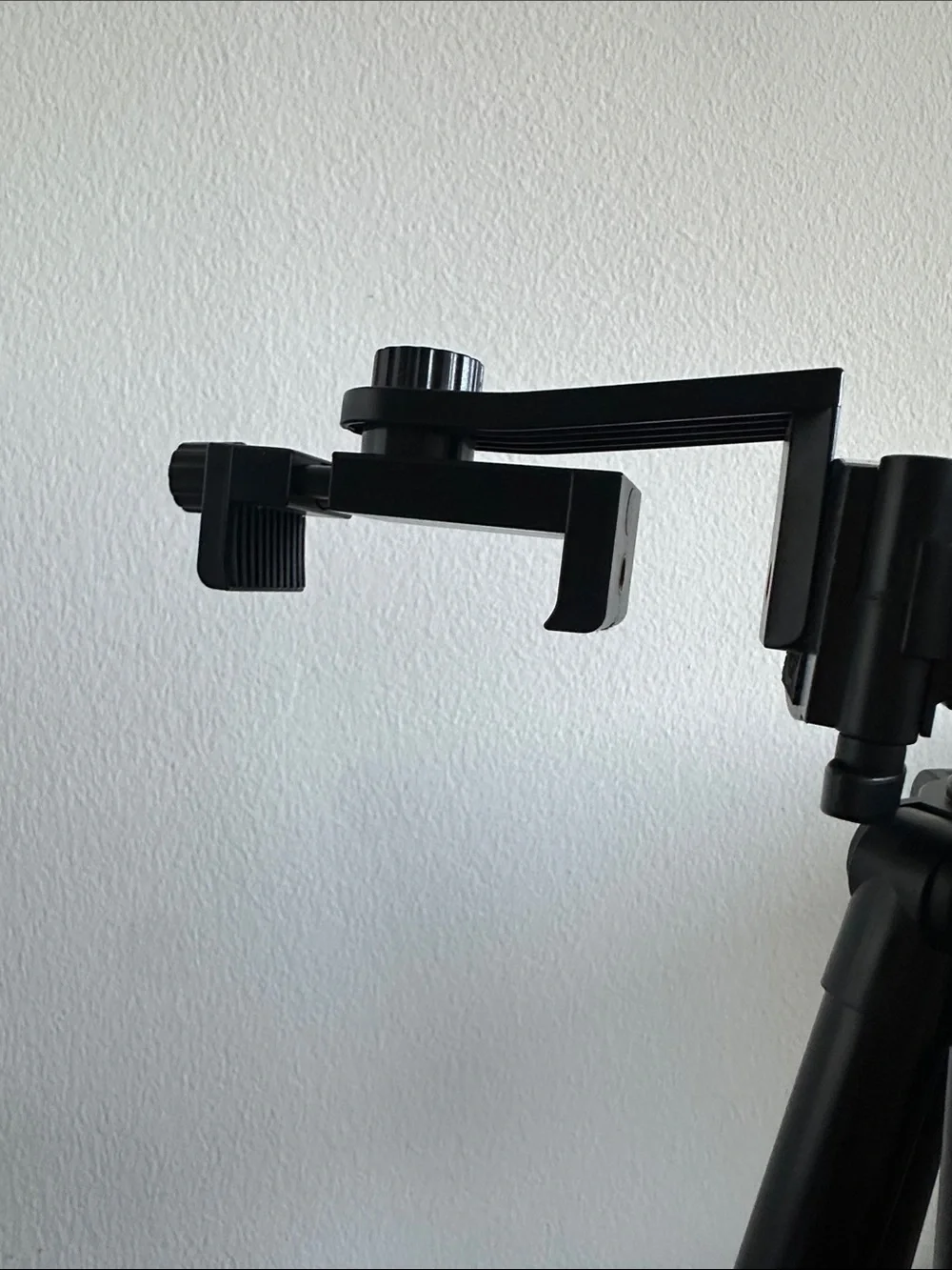 Black Adjustable Phone Tripod Mount